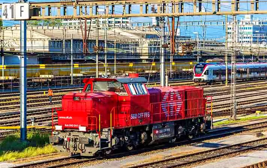 Railway environment of the kind CET PCB supplies circuit boards into